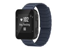 Bracelete para Garmin Forerunner 35 / 30 / 35j Silicone Magnético Azul Meia noite XIAOMOYU (20mm)