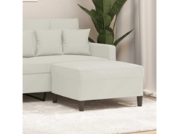 Vidaxl Apoio De Pés 70x55x41 Cm Veludo Cor Creme