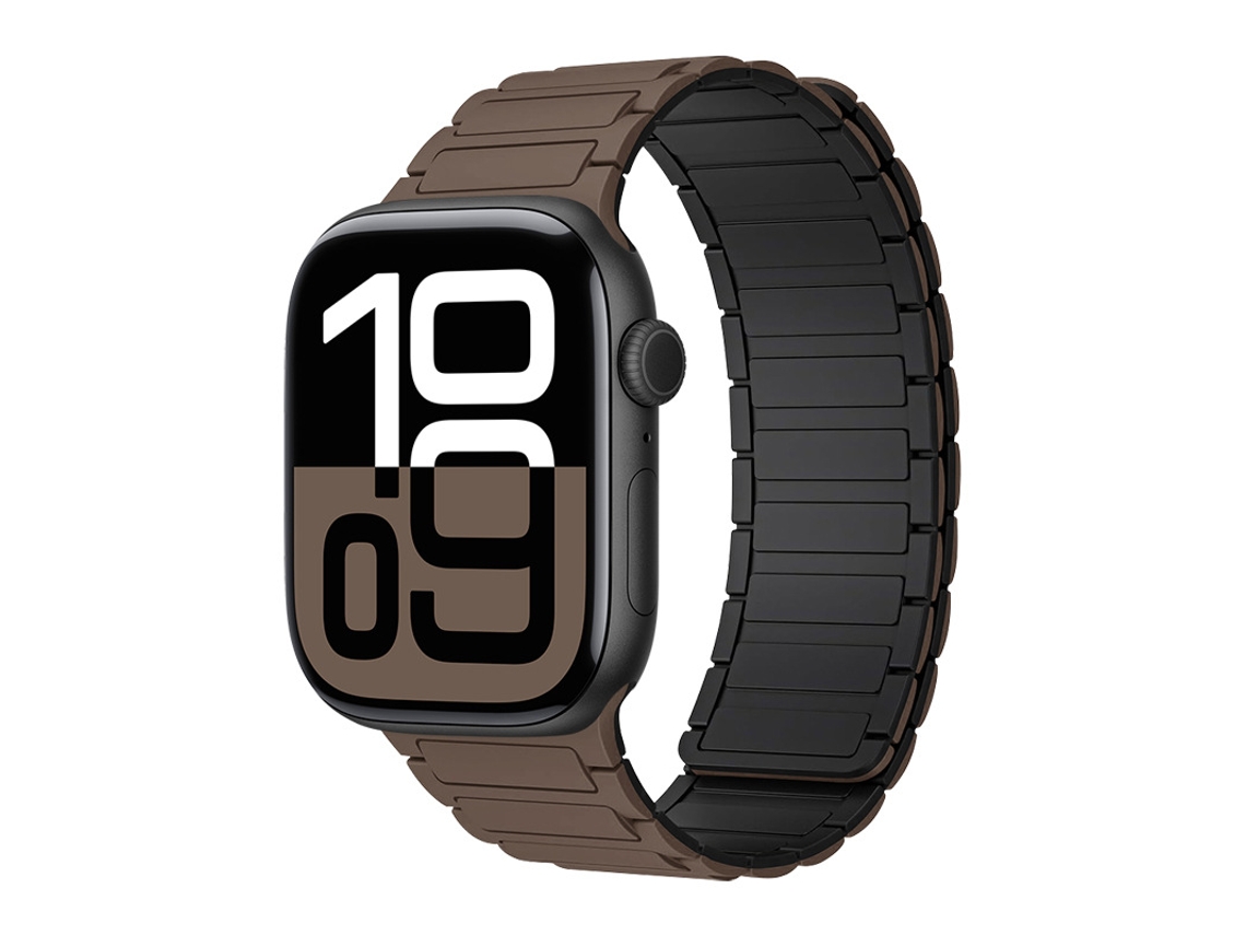 Bracelete Para Apple Watch 42/44/45/46/49mm Castanho-preto Cuich