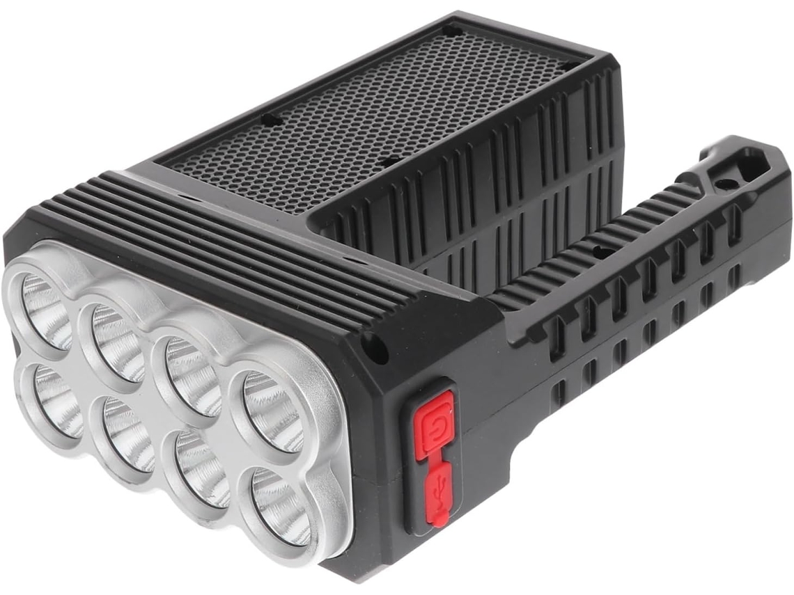 Refletor Led para Uso Externo, Holofote Solar, Luz Portátil Recarregável para Camping. SFUSHOS