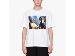 Rockinstone Bill And Ted Excellent Fists Up White Adult T-shirt Size:xxxl