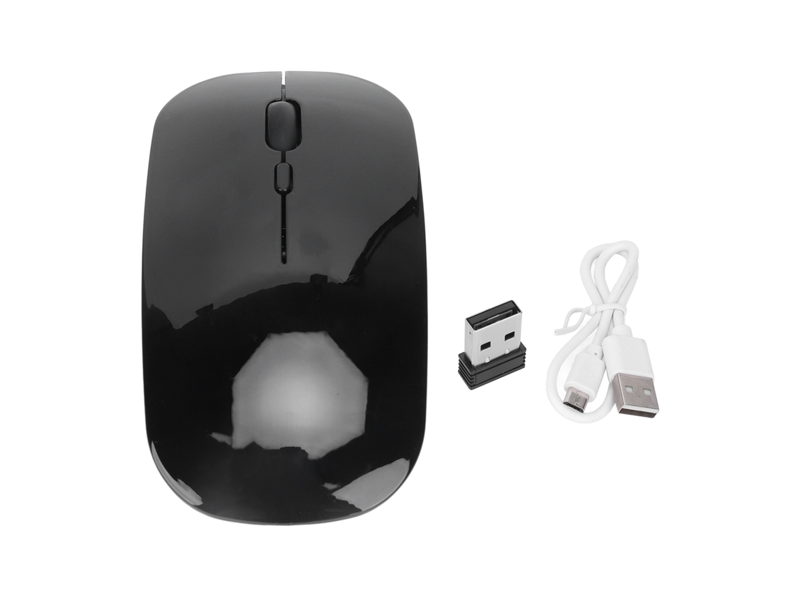 Aetheria mouse Sem Fio 2.4g 2 Modos 1600 Dpi Óptico Portátil com Receptor Usb para Laptop Pc Preto