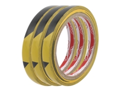 Conjunto de 3 Fitas de Sinalização de Barreira de Solo em PVC 10 Mm X 17 M CHABERLU