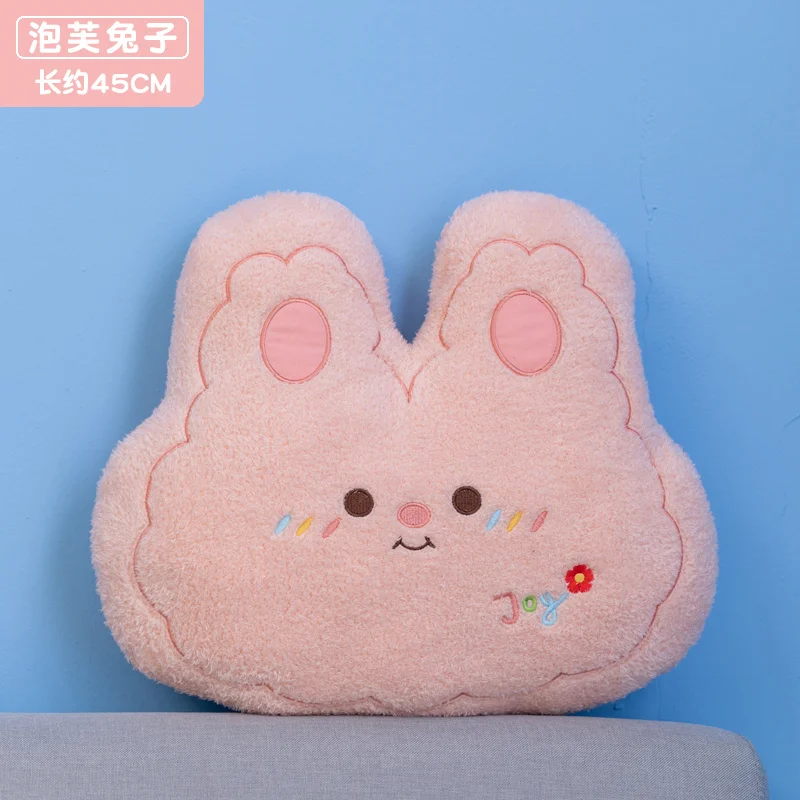 Almofada Decorativa Felpuda para Adultos, Ideal para Sofá Ou Sala de Estar. MDUG (coelho 45cm)