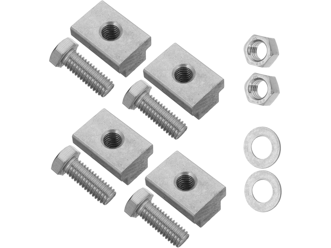 Conjunto De 4 Porcas T, Aço Inoxidável, Trilhos De Reboque