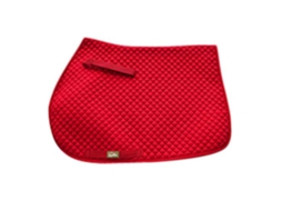 Almofada de Sela de Adestramento de Algodão Acolchoada Vermelho Fulllexhis