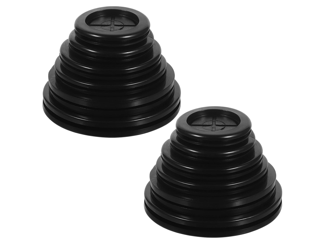 Conjunto De 12 Unidades Ilhós Borracha Flexíveis Dupla Face Para
