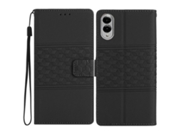 Capa De Couro Estilo Losango Com Flip Horizontal Para Samsung Galaxy S25 Edge