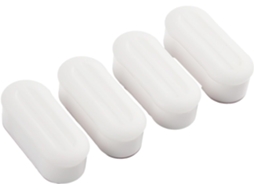 Amortecedor De Assento Sanitário, Pacote Com 4 Unidades De Almofadas Plástico Branco Para Reparo Acessórios Banheiro