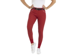 Calças Equitação Belinda Vermelho 42Equitheme