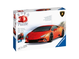 Puzzle 3D Lamborghini Huracan Evo RAVENSBURGER (Idade Mínima: 10 - 108 Peças)