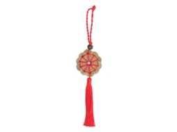 Baok-moeda De Feng Shui Chinês Com Corda Vermelha Para Decoração Do Ano Novo Chinês E Decoração Residencial