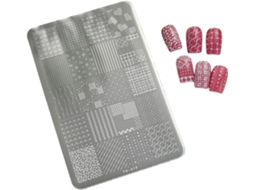 Placa de Aço Inoxidável para Manicures Profissionais e Criação de Produtos de Beleza. SFUSHOS