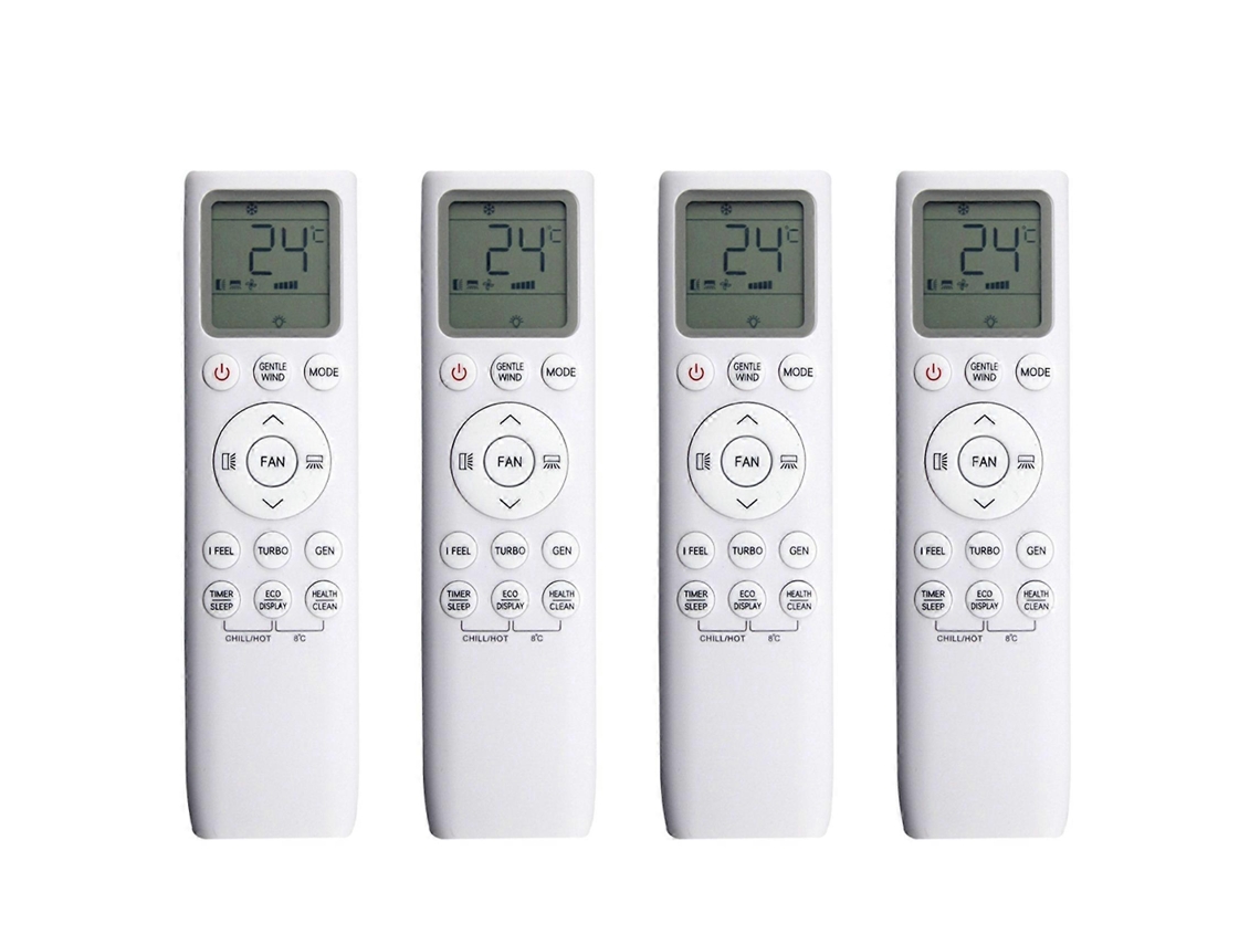 4x Controle Remoto Para Ar Condicionado Tcl, Conversor De Fahrenheit Para Celsius E Resfriamento/aquecimento 002383
