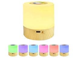 Mini Luz Noturna Touch Com Temporizador 2/4h E Rgb, Usb Recarregável (branco)