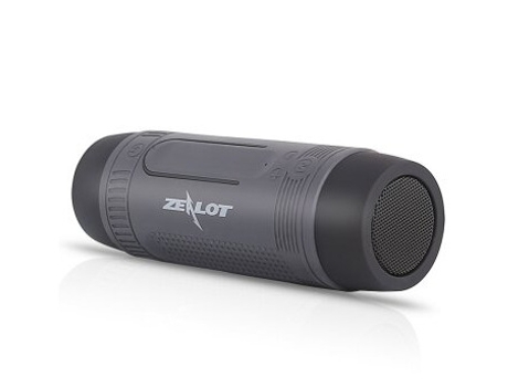 Coluna Bluetooth Portátil Rádio Fm Suporte para Cartão Tf Aux Lanterna