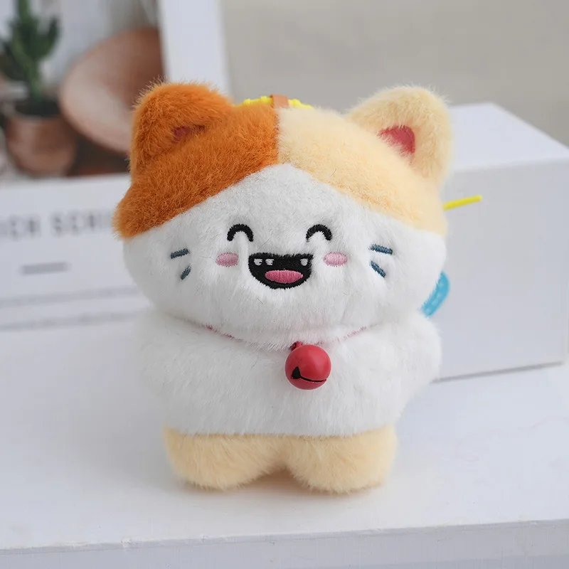 Chaveiro de Pelúcia de Gato Emoji de 13 Cm MDUG (estilo 5)