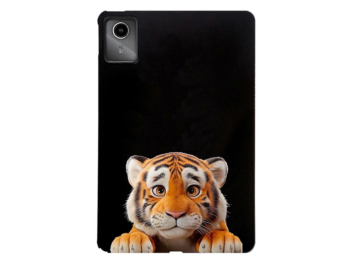 Capa Protetora Fina Em Tpu Com Estampa Para Tablet Lenovo Tab M11 Pequeno Tigre Tuotuo