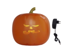 Abóbora animada falante canta projeção LED decorativa Halloween plug UE 90-240V | S/MARCA