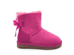Botas De Neve Femininas Evago, Cor Lisa, Cano Médio, Com Laços Na Parte De Trás, Perfeitas Para O Inverno. Hengjian