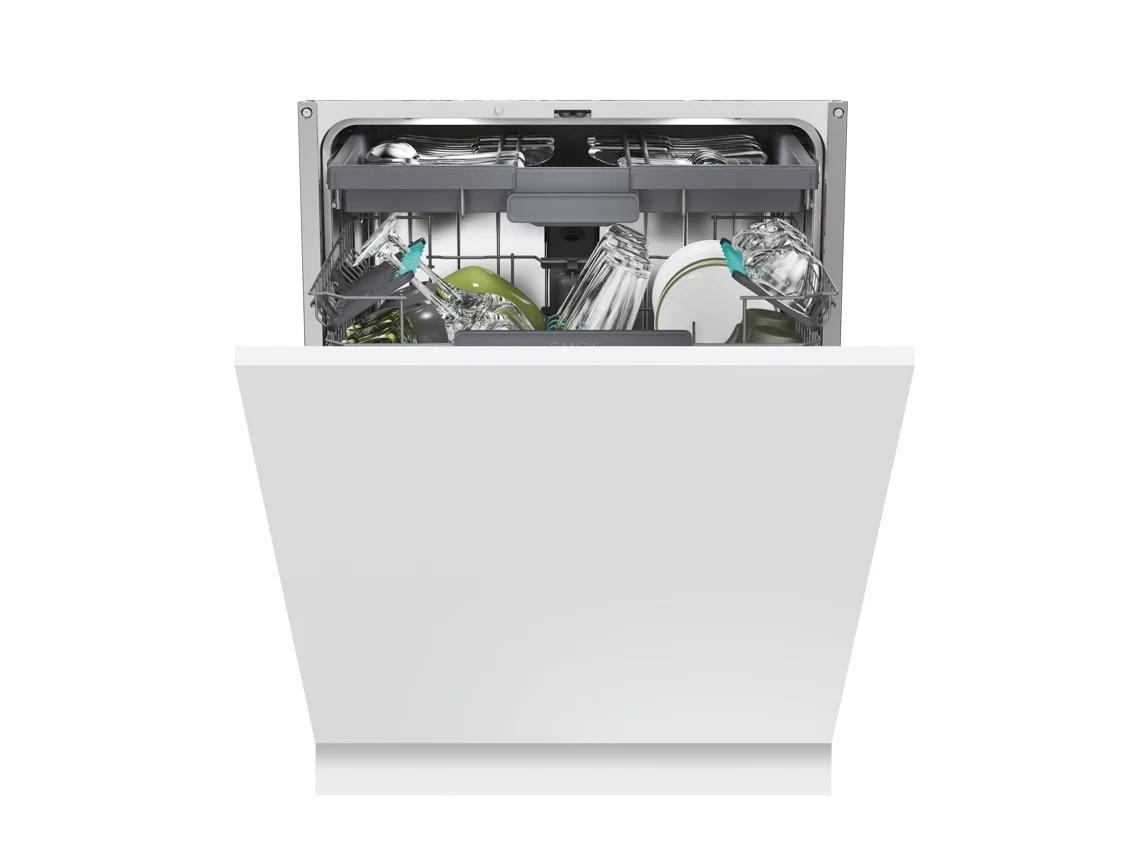 Máquina de Lavar Loiça Encastre CANDY CNS 4A4S (14 Conjuntos - 60 cm - Painel Preto)