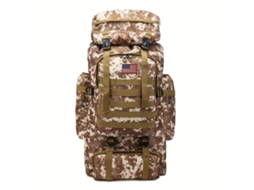 Mochila De Caminhada Dobrável Com Cordão Em Poliéster Para Viagens Ao Ar Livre (não Incluída).