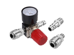 Redutor de pressão 2026 com regulador de 1/4 polegadas, manômetro e 175 Psi para compressor de ar S/MARCA