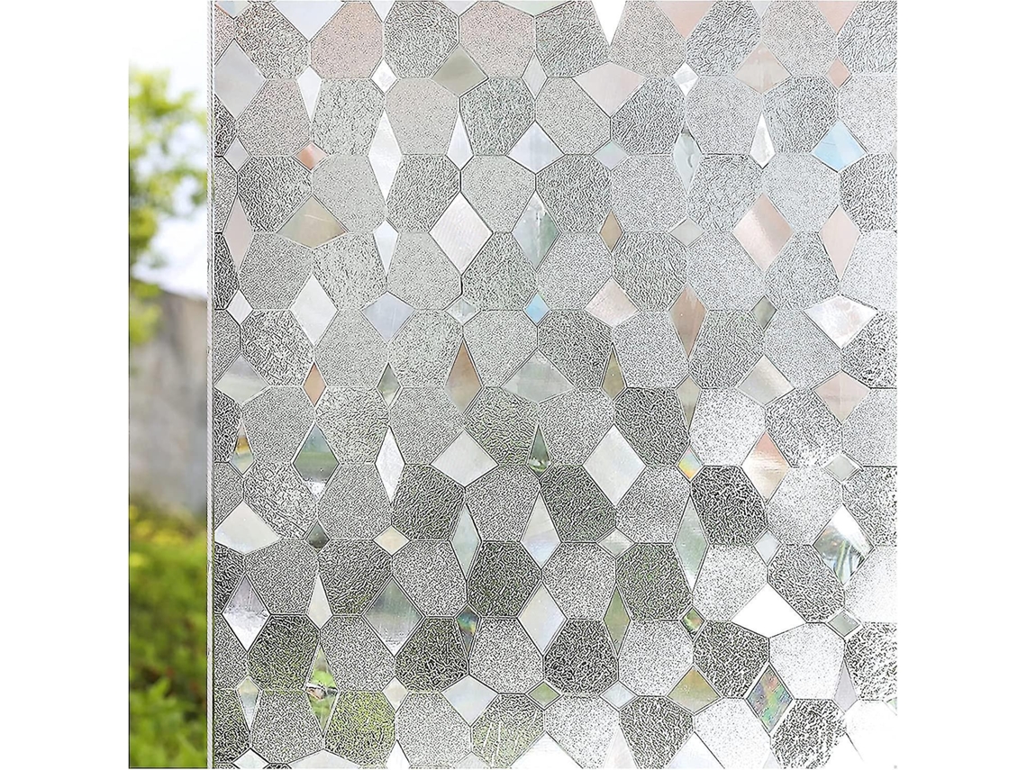 Lurelia Película Para Janelas 60x300 Cm, Fosca, Anti-uv, Sem Cola