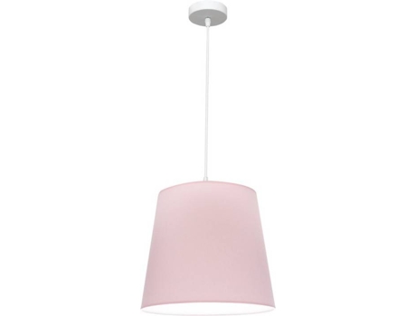 Candeeiro de Teto  Maldivas (Rosa - E27 - Máx. 60W - Metal - Tecido)
