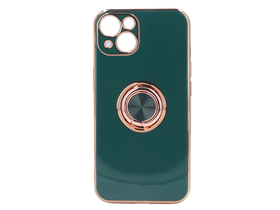 Capa de Telefone LAXISCREED Anel Dourado Rosa Giratório 360°