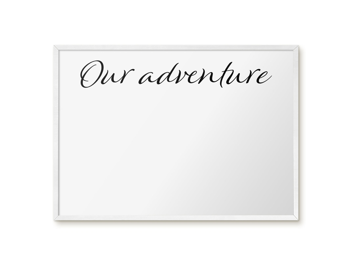 Magnetic Board Our Adventure For The Living Room Espelharte (70x50 Cm)