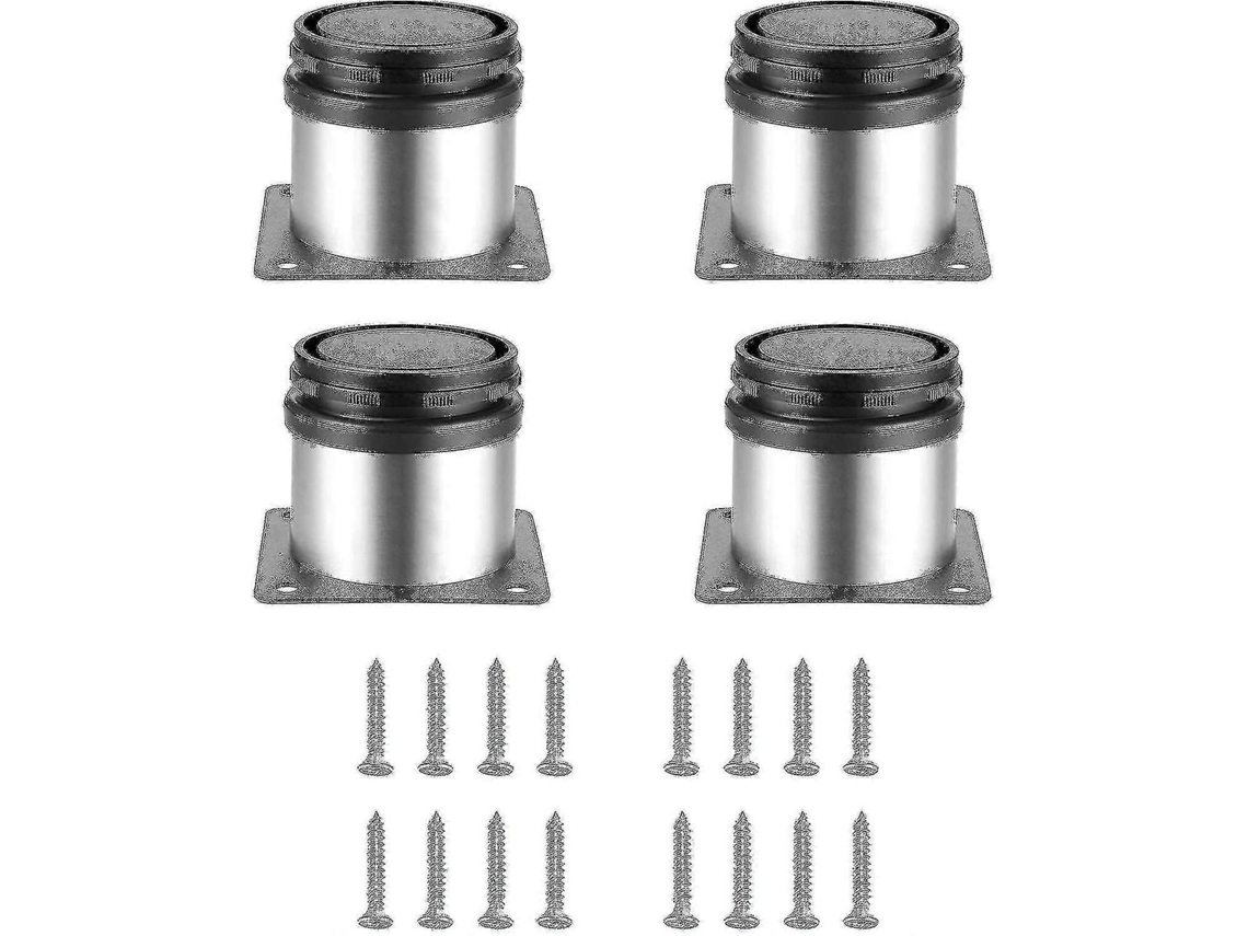 Pés Para Mesa E Móveis, 4 Peças, Em Metal, Ajustáveis, Para Mesas, Móveis