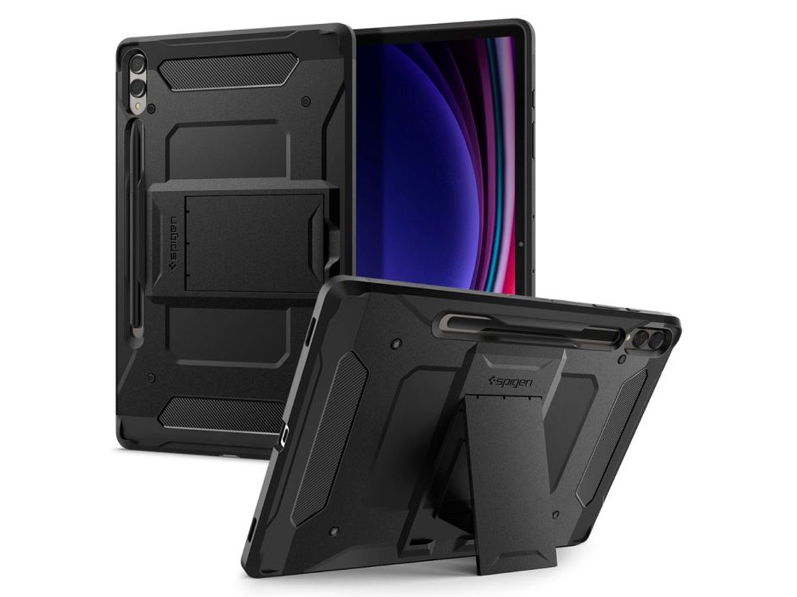 Capa Para Samsung Galaxy Tab S9 Plus Spigen Tough Armor Pro Preto