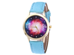 Relógio de Pulso de Quartzo com Pulseira de Couro Moderno Elegante (vermelho Rosa)