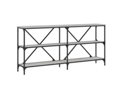 Console Table, Console Tables Vidaxl Cinzeto Madeira Processada (n/a)