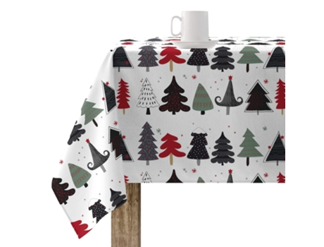 Toalha de Mesa MUARE HOME Christmas (140 x 140 cm - Algodão - Multicor)
