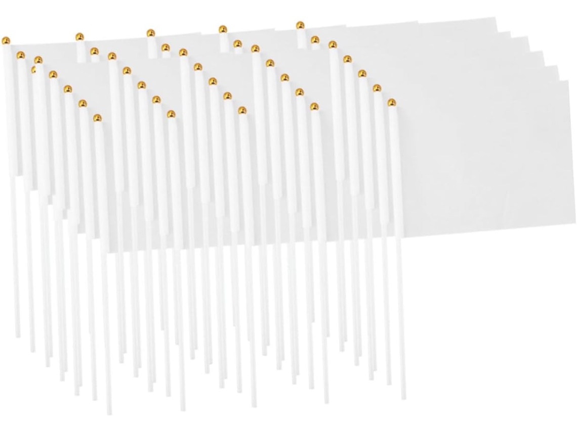 Pacote Com 25 Placas Brancas De Fósforo Com Árbitro De Manivela, Decoração Multiuso Para Festas Esportivas. Pacote Com 25 Placas Branca Gokoco