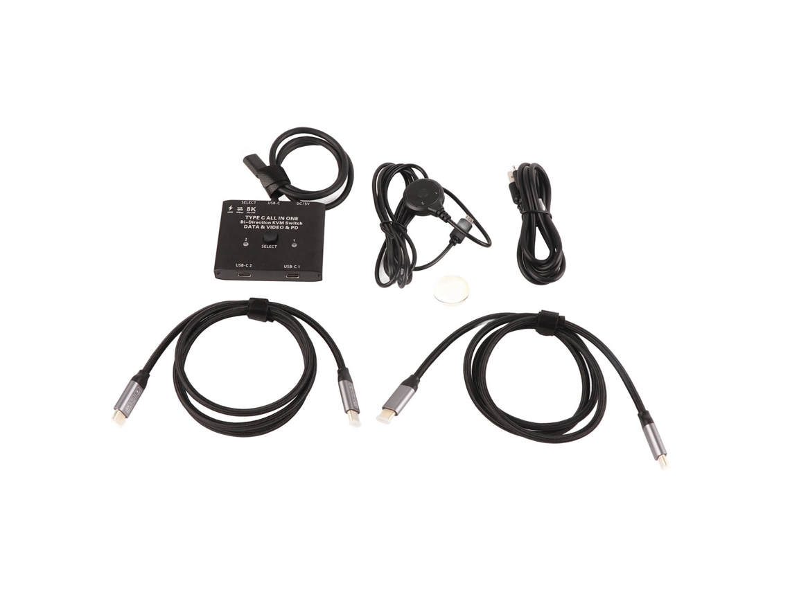 Comutador Usb C Bidirecional LAXISCREED 8k 60hz 100w