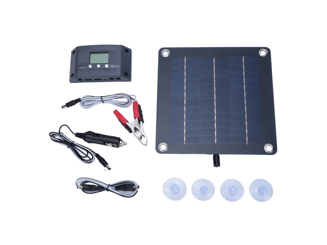 Kit Painel Solar 20w Com Controlador Mppt