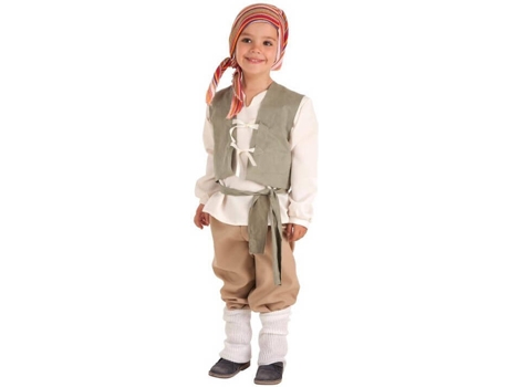 Fato de Menino  Camponês Medieval (Tam: 3 a 5 Anos)