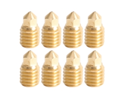 Peças Bico De Latão Hotend Para Impressora 3d Bambu Lab X1c P1p 1.75 0.4mm Resistente Ao Desgaste Alta Temperatura