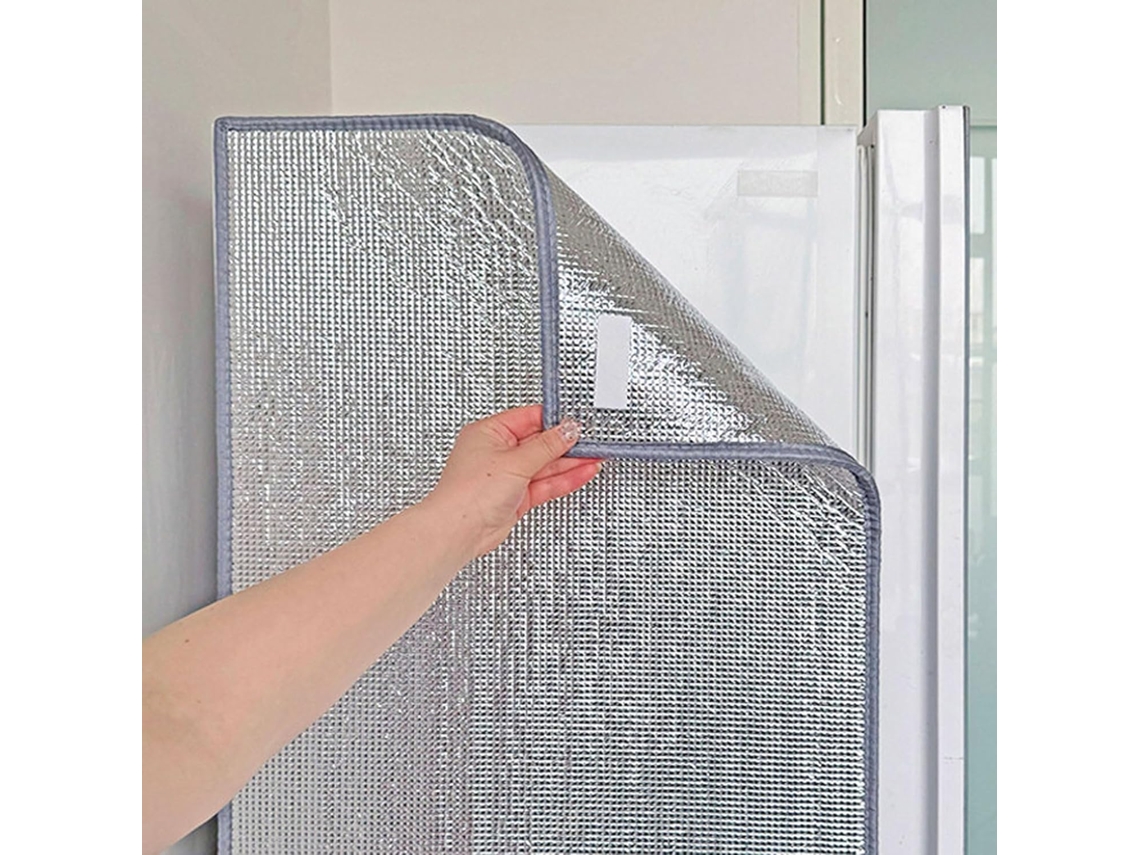 Capa Isolante de Alumínio para Geladeira e Freezer Reutilizável Máxima Eficiência S/MARCA