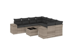 Garden Sofa Set, Garden Sofa Sets Vidaxl Cinzeto Rattan / Vime (n/a)