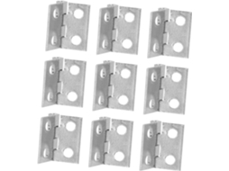 100 Mini Dobradiças Para Armários Pequenos, Acessórios Caixas De