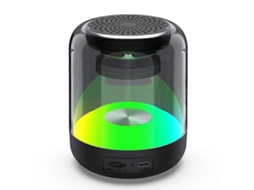 Mini Alto Falante Sem Fio Com Luz Colorida Visível E Pequeno Alto Falante Amplificado Portátil Para Casa, Piscina E Viagens. Olysi Shop