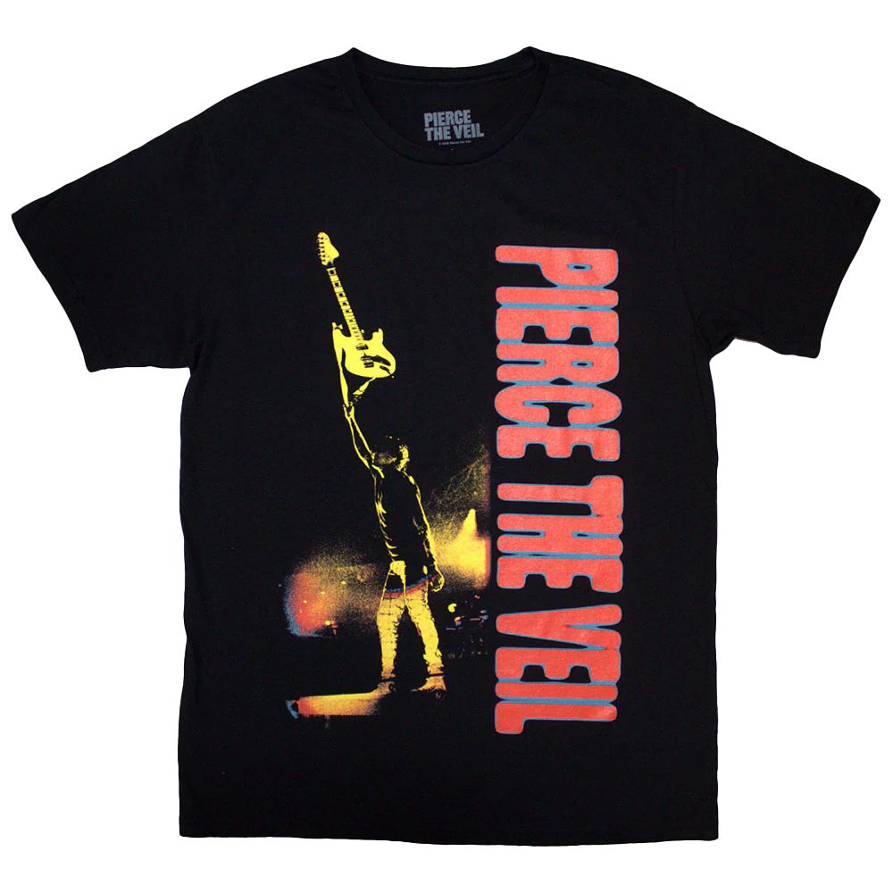 Pierce The Veil Guitar Swing T-shirt Unisex Rockinstone Size:m