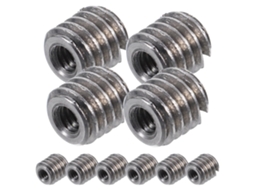 Conjunto De 10 Insertos Roscados Popetpop Em Aço Inoxidável M2xm4x4 Mm