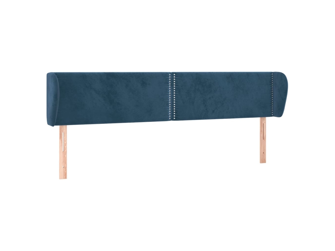 Headboard, Headboards Vidaxl Azul Veludo (163 X 23 X 78/88 Cm)