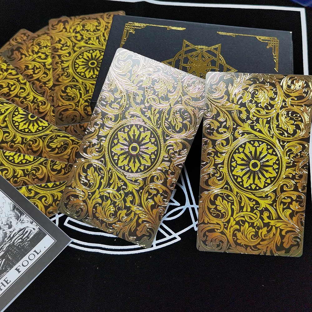 Cartas De Tarô De Plástico, Cartas Em Inglês, À Prova D'água, Jogo De Adivinhação E Interação Emocional Para Meninas.