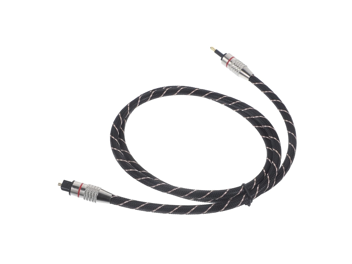 Cabo De Áudio Óptico Digital Para Home Theater, Compatível Com Fibra Óptica.